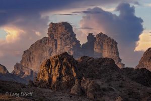 Darth Vader's Hideout - seen on way to Picacho State Recreation Area © Lang Elliott