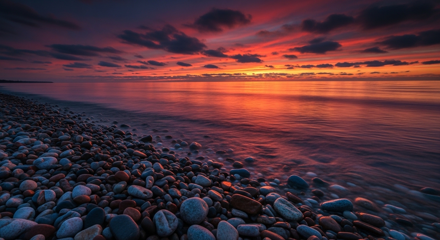 Lake Ontario at Dusk - artwork for 