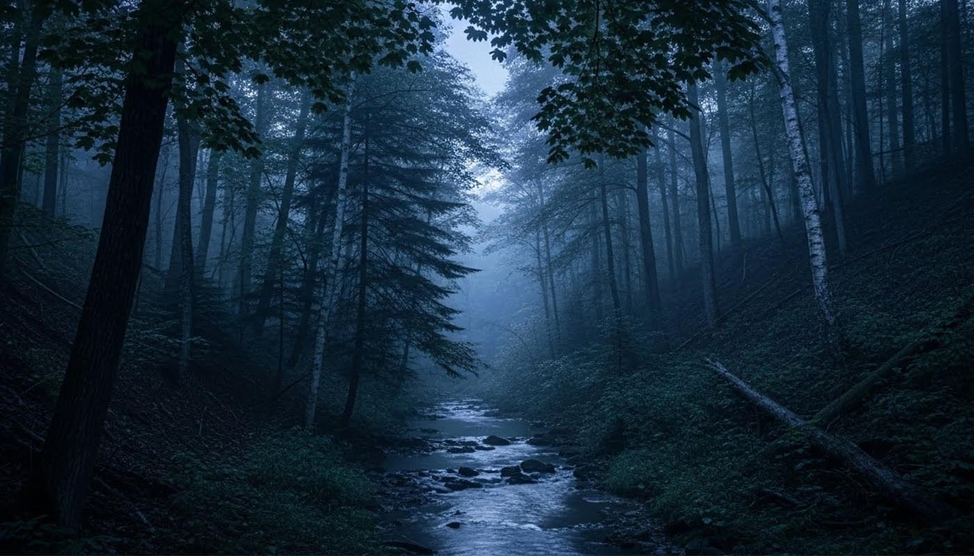 Artwork for "Mountain Brook Nightscape" blog post.