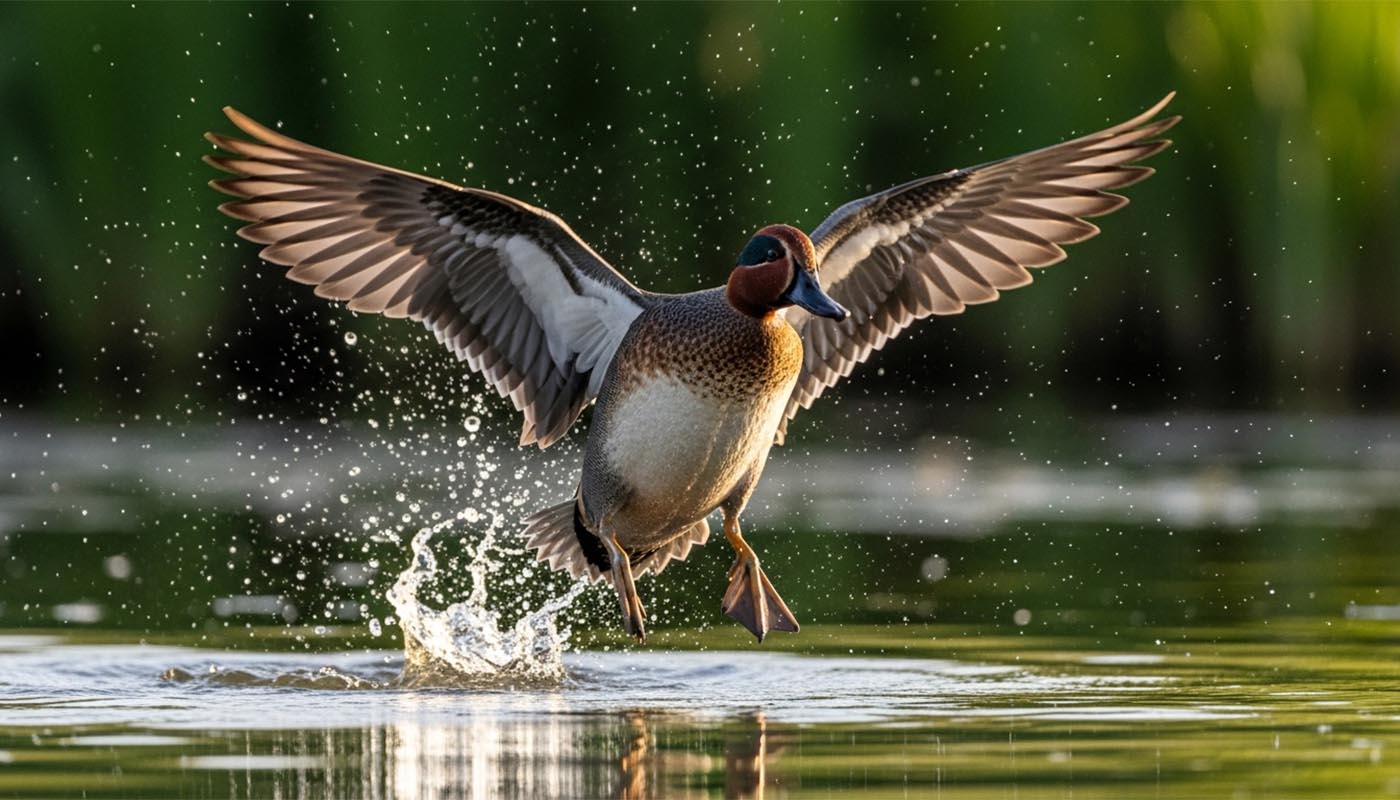 Spine-Tingling Duck Wing Whooshes and Whistles